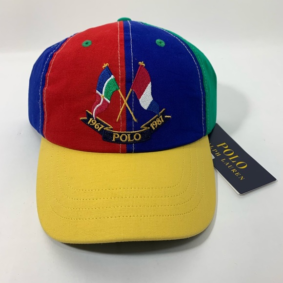 Polo by Ralph Lauren | Accessories | Polo Ralph Lauren 967 1987 Anniversary  Flag Hat | Poshmark